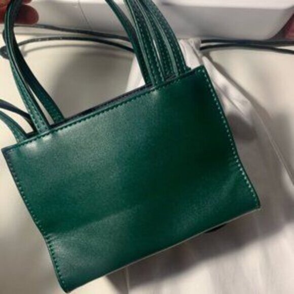 Telfar Small Dark Olive Shopping Bag - Picture 1 of 8